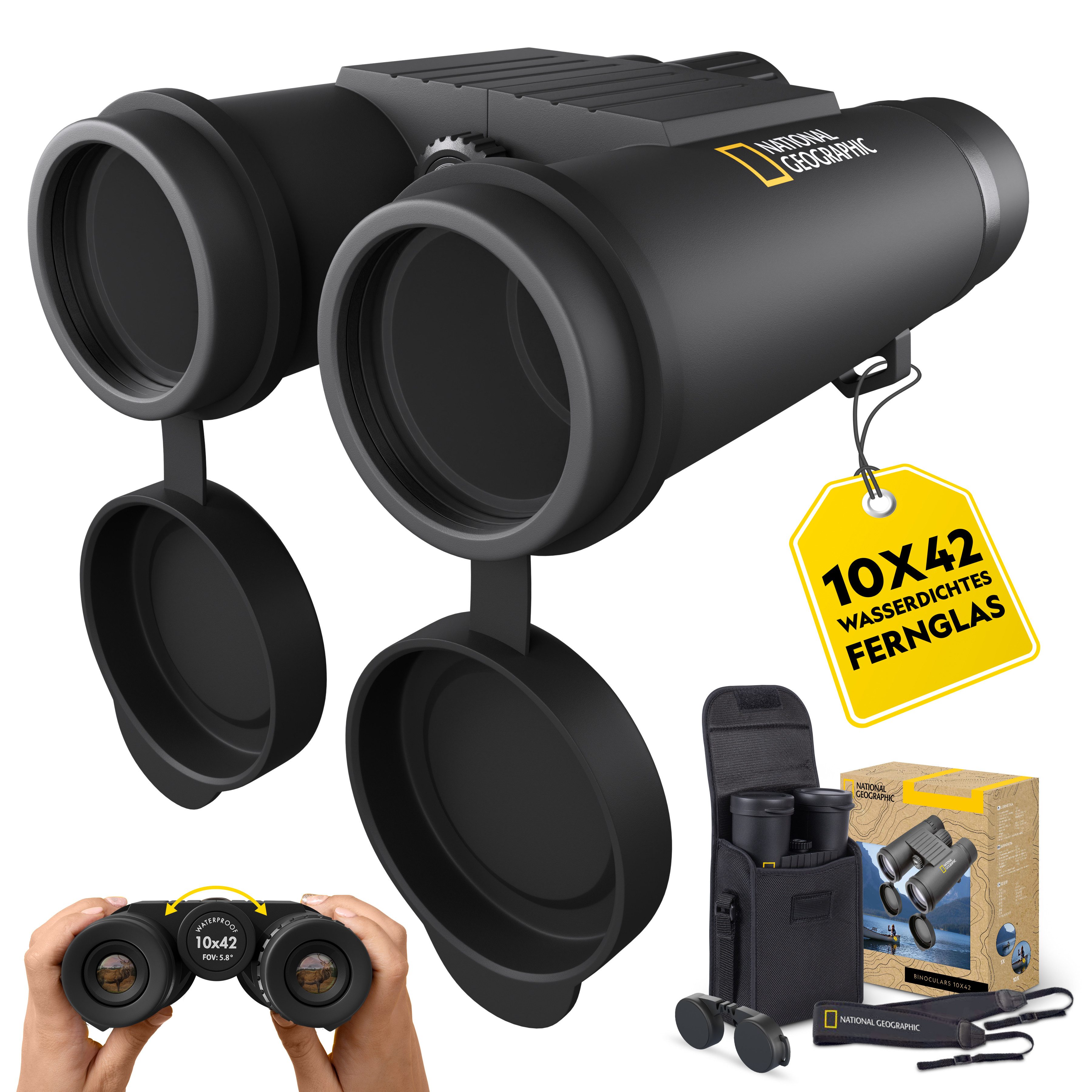 NATIONAL GEOGRAPHIC NATIONAL GEOGRAPHIC 10x42 wasserdichtes Fernglas Fernglas