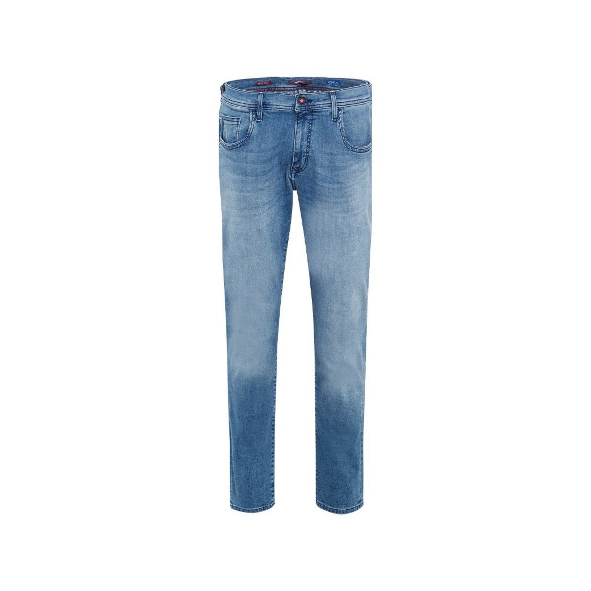 blau Jeans regular Chinos Authentic Pioneer (1-tlg., pflegeleicht)