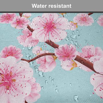 Abakuhaus Stuhlkissen Dekoratives wasserfestes Kissen mit Riemen für Küchensitze, Kirschblüte inspirierend Garten