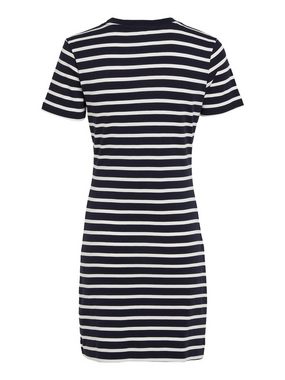 Tommy Hilfiger Shirtkleid NEW CODY STR SLIM KNEE DRS SS mit allover Streifendessin, Logo-Flag