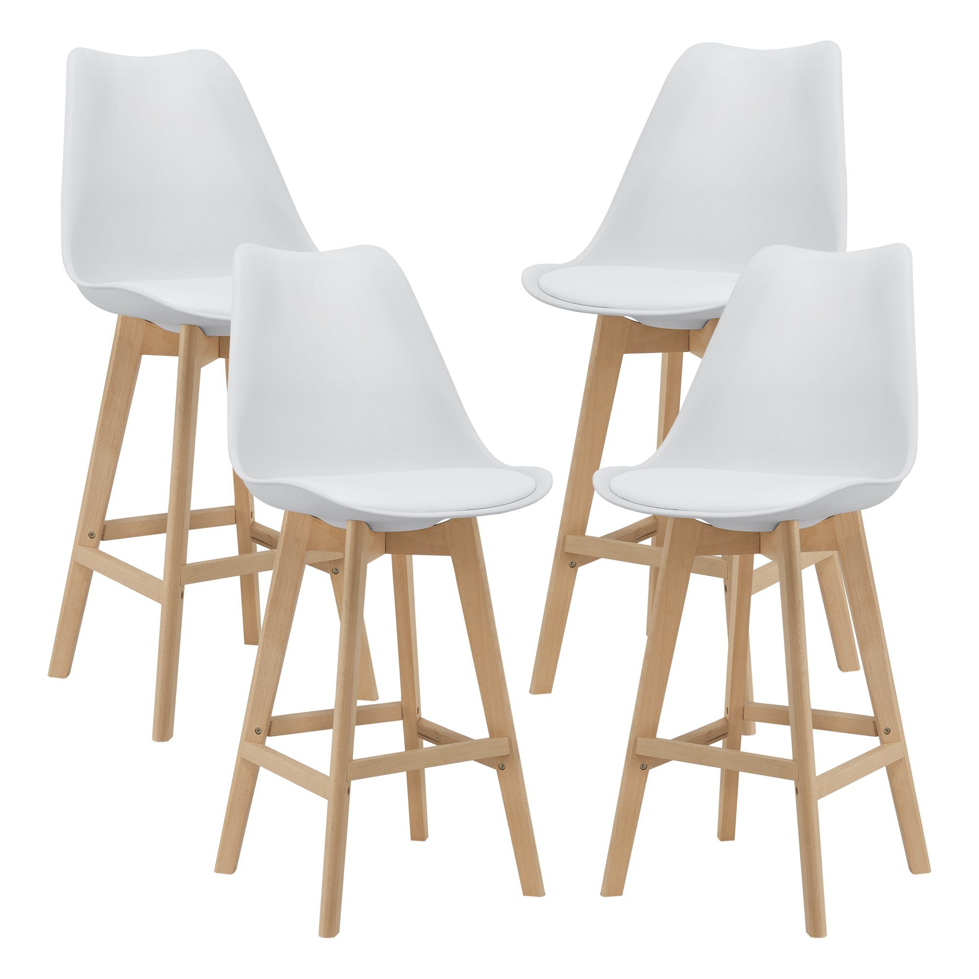en.casa Barhocker (4 St), »Lublin« Barhocker günstig online kaufen