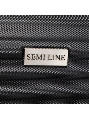 Semiline Handtasche Henkeltasche T5473-2 Schwarz