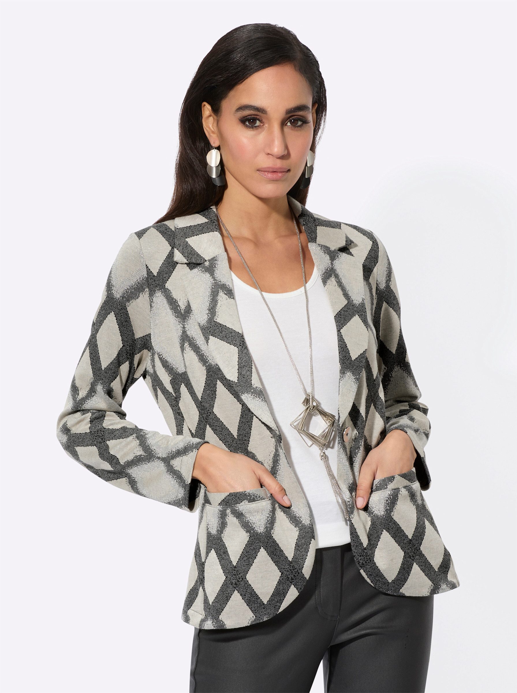 Jerseyblazer Jacquardblazer