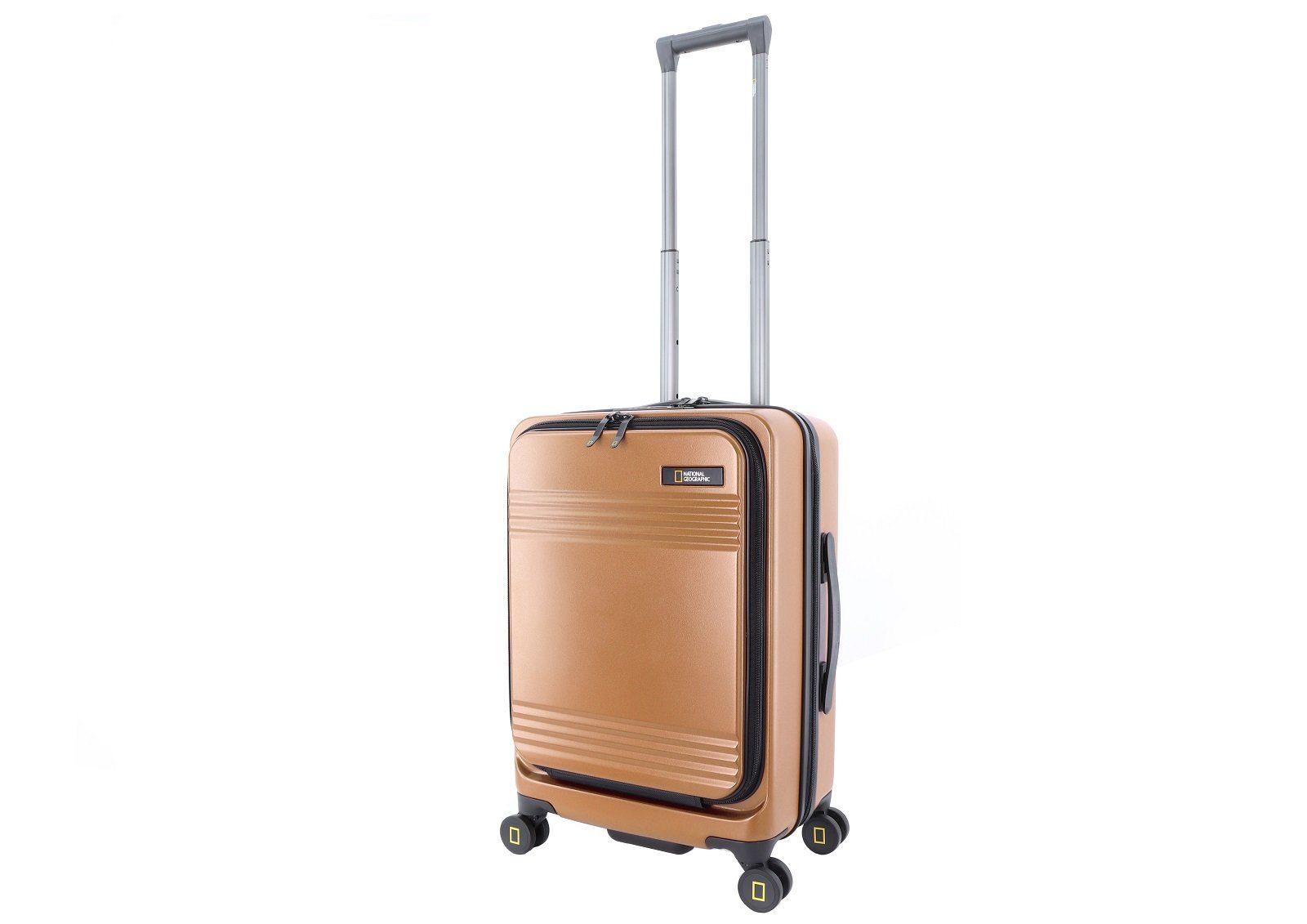 NATIONAL GEOGRAPHIC Hartschalen-Trolley NG Lodge S Frontpack 4 Rollen TSA 49 cm, 4 Rollen, TSA-Zahlenschloss