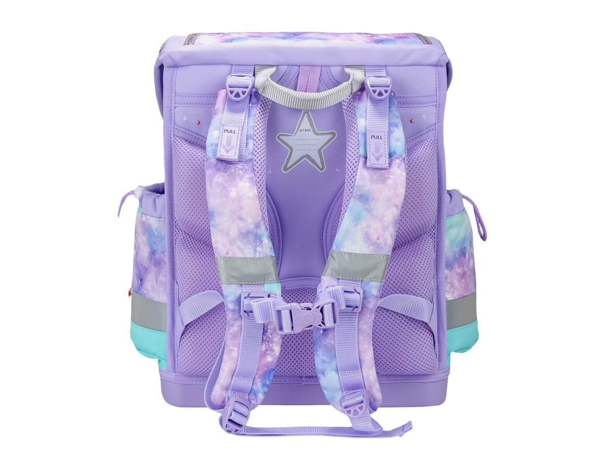 Belmil Schulranzen "Classy Plus" 2025 mit Magnetverschluss, 4tlg. Set ab 1. Klasse, Grundschule, für Mädchen