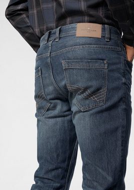 TOM TAILOR 5-Pocket-Jeans MARVIN mit kleinem Logo-Print