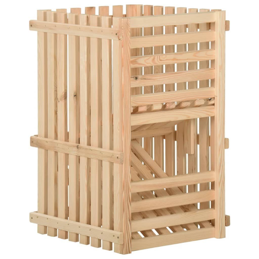 vidaXL Aufbewahrungsbox Kartoffelkiste 50x50x80 cm Massivholz Kiefer (1 St)