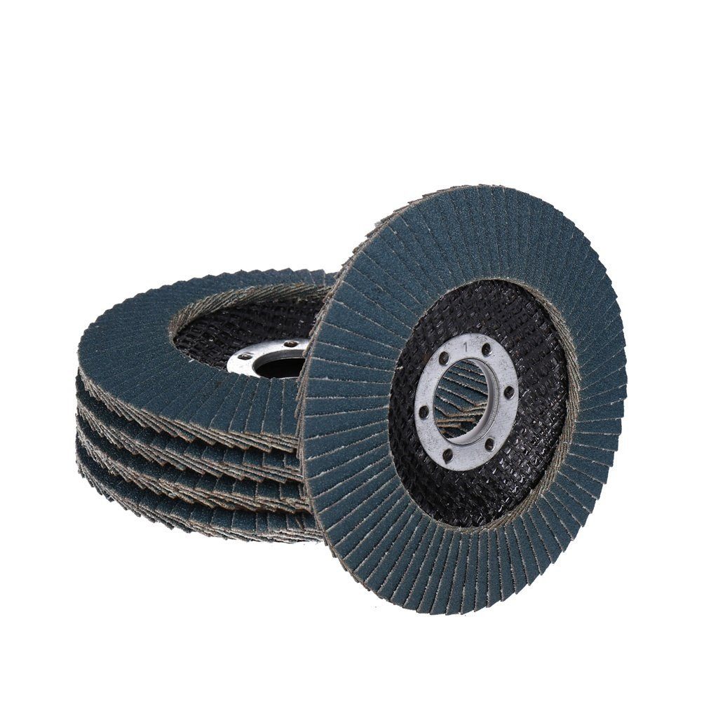 TP Schleifscheibe Fächerscheibe, Schleifscheibe 115mm gewölbter Kopf Zirkonia (Blau) - 5