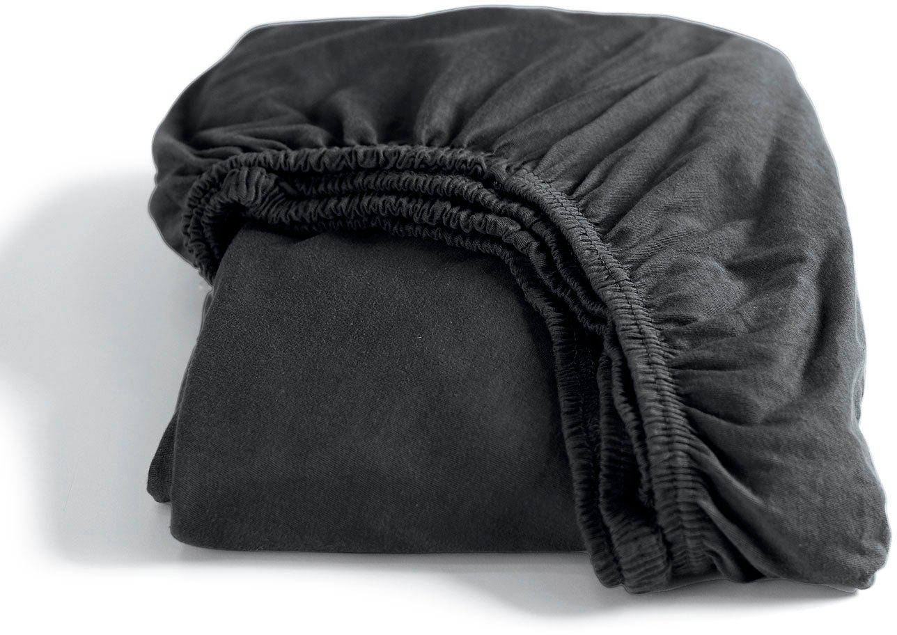 Cinderella Spannbettlaken Doppeljersey, Double-Jersey, Gummizug: rundum, (1 günstig online kaufen