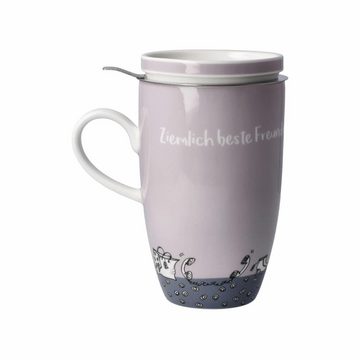 Goebel Tasse Barbara Freundlieb - Ziemlich beste Freundinnen, Fine Bone China, Metall