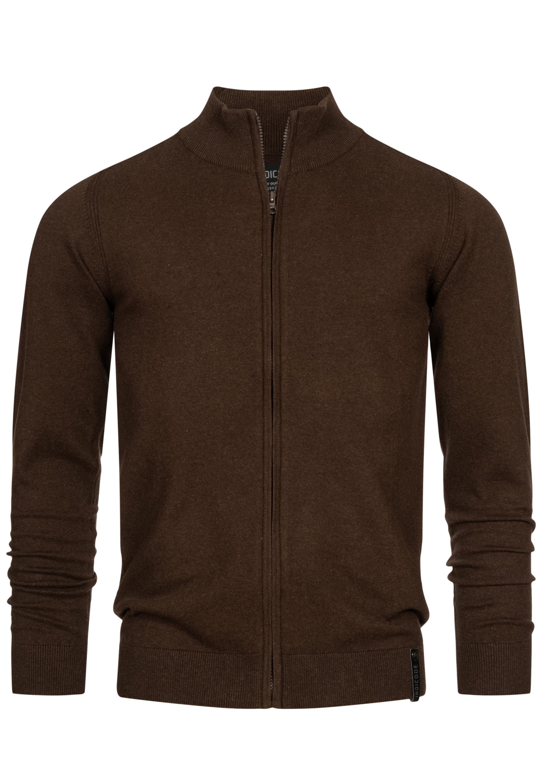 Indicode Strickjacke Herren Lau Herrenstrickjacke günstig online kaufen