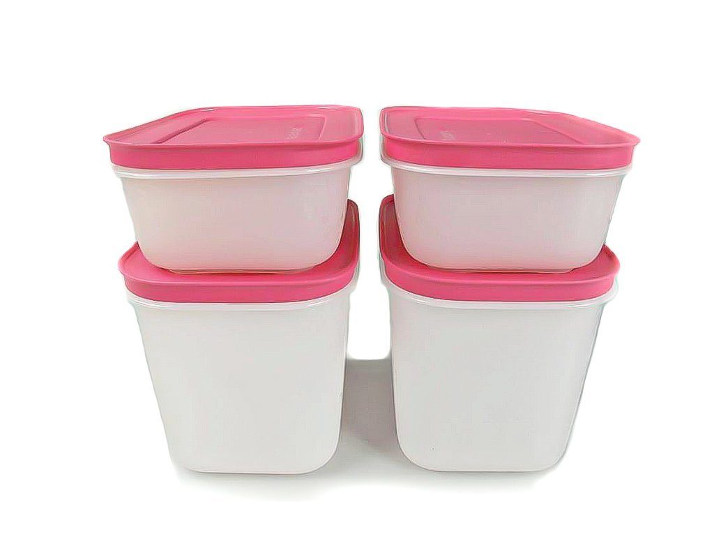 SPÜLTUCH pink Eis-Kristall + 450 1,1 TUPPERWARE L(2) Frischhaltedose ml(2) +