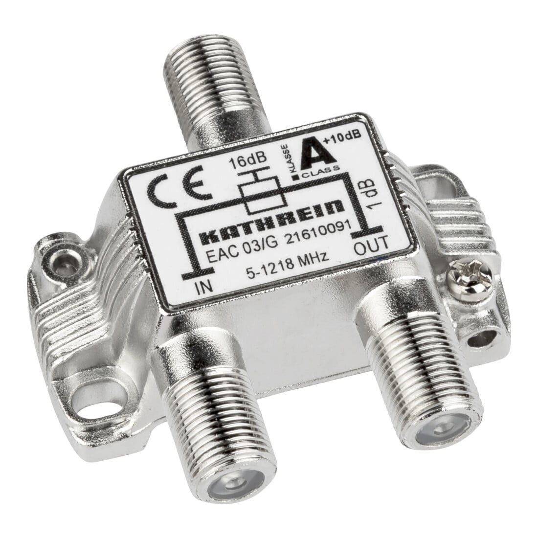 Kathrein Kathrein F-Abzweiger 1f. 5-1218 MHz 16dB EAC 03/G SAT-Kabel