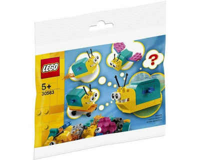 LEGO® Konstruktionsspielsteine LEGO® Classic - Polybag - Baue eine Schnecke mit Superkräften, (Set, 36 St)