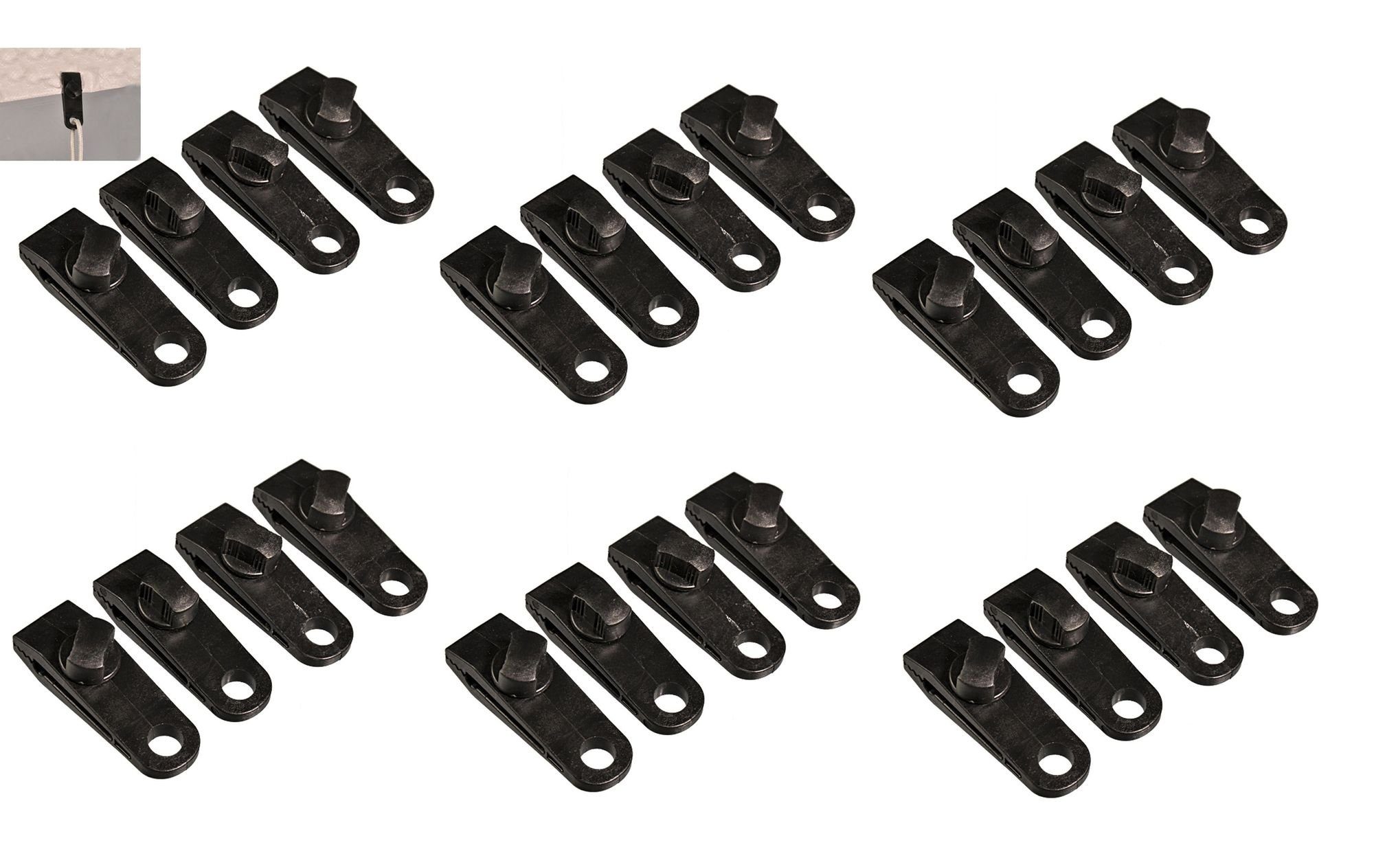 GartenHero Rutenclip Planen Clip Planenhalter Planenspanner Planenhaken Befestigung Klemme