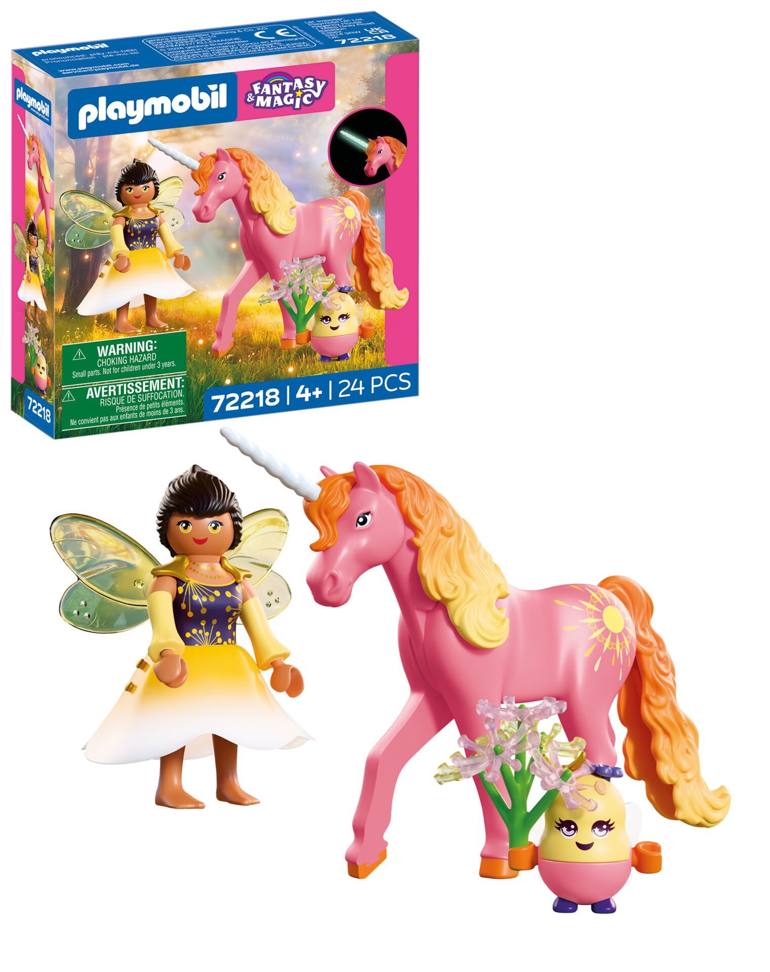 Playmobil® Sammeleinhorn Morgentau mit Fee (72218), Fantasy & Magic Konstruktions-Spielset, (24 St)