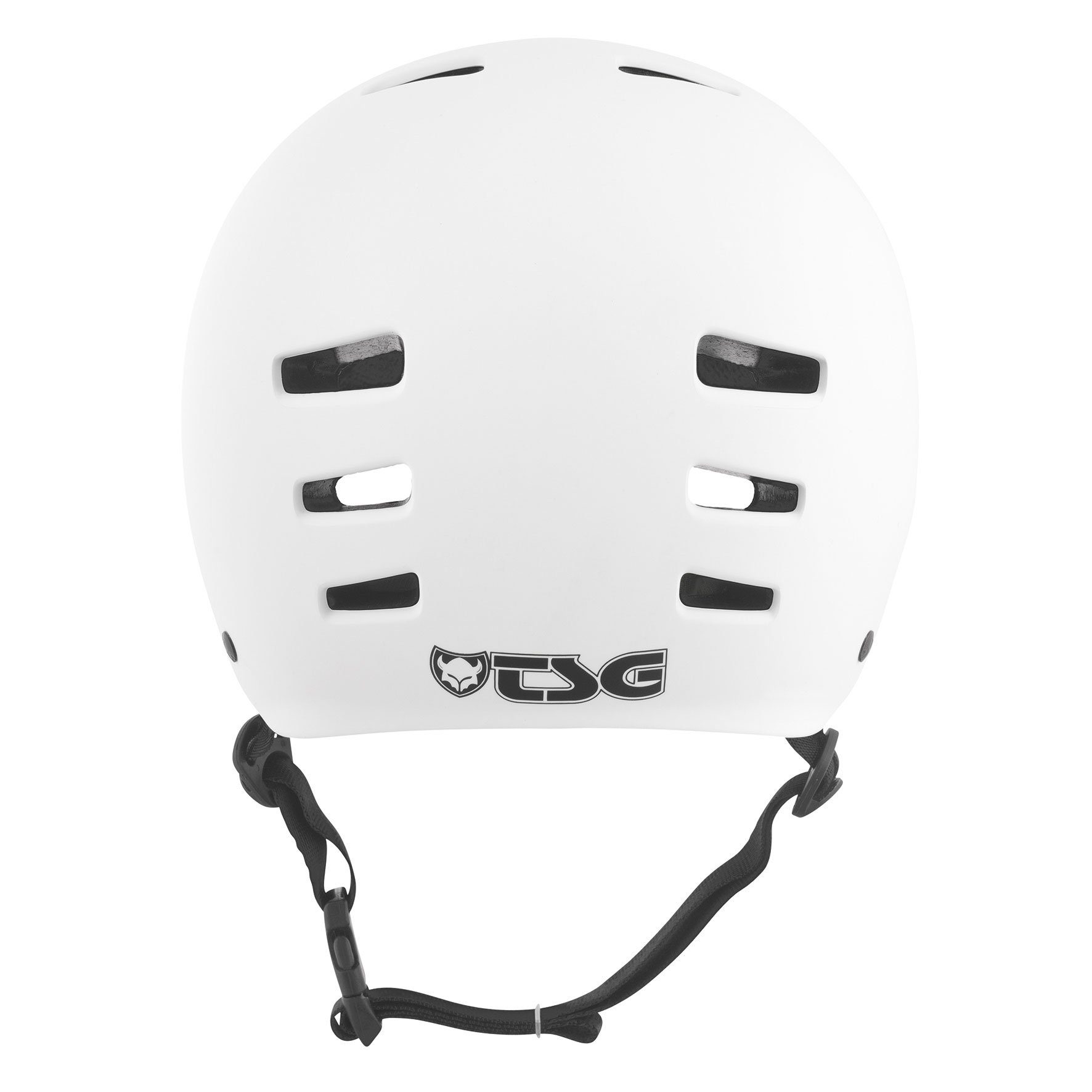 Solid white, Skate- TSG Fahrradhelm Evolution Color - & Fahrradhelm satin