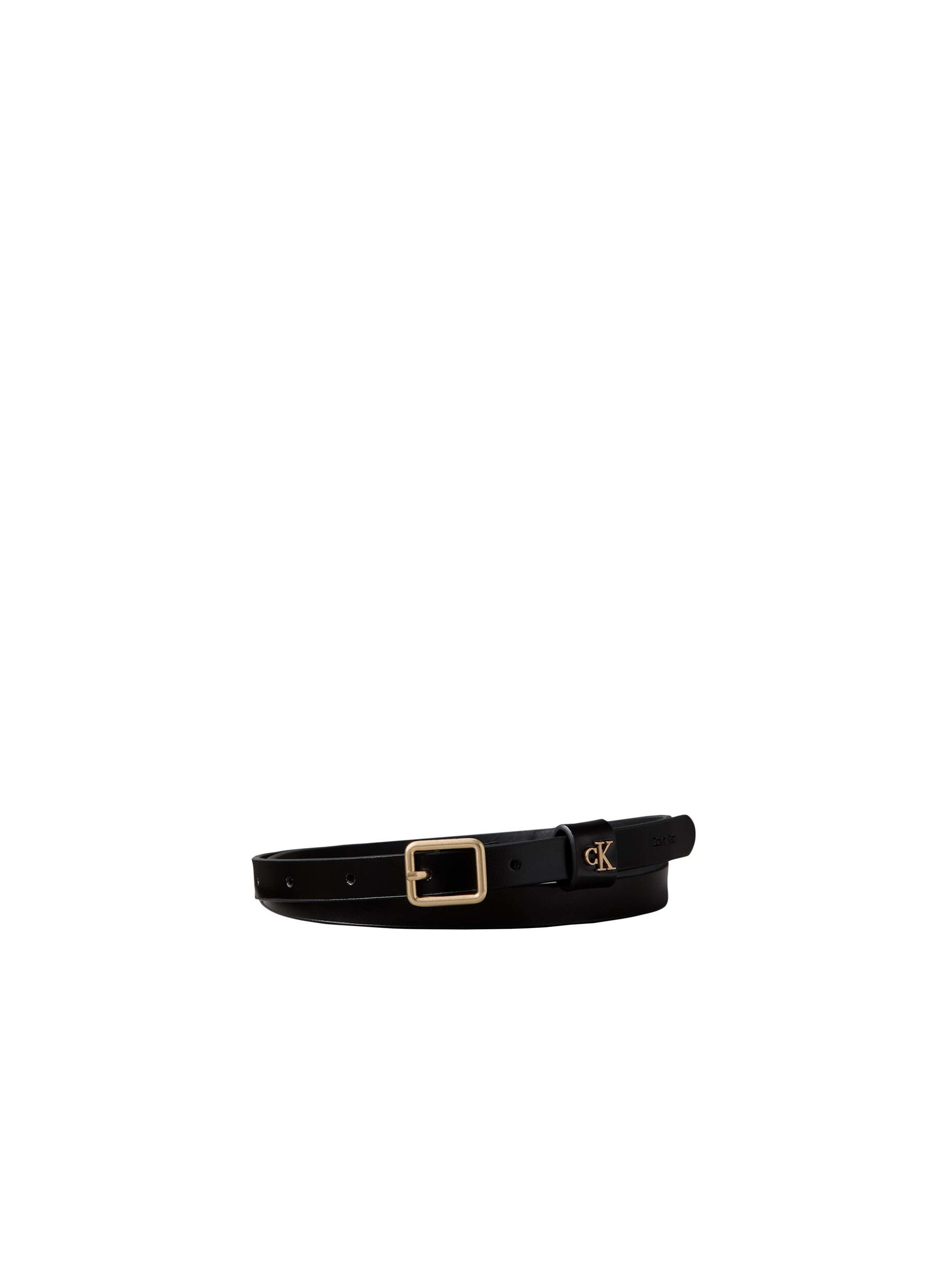 Calvin Klein Ledergürtel SQUARE BUCKLE CK LOOP 15MM Regular fit und größenverstellbar