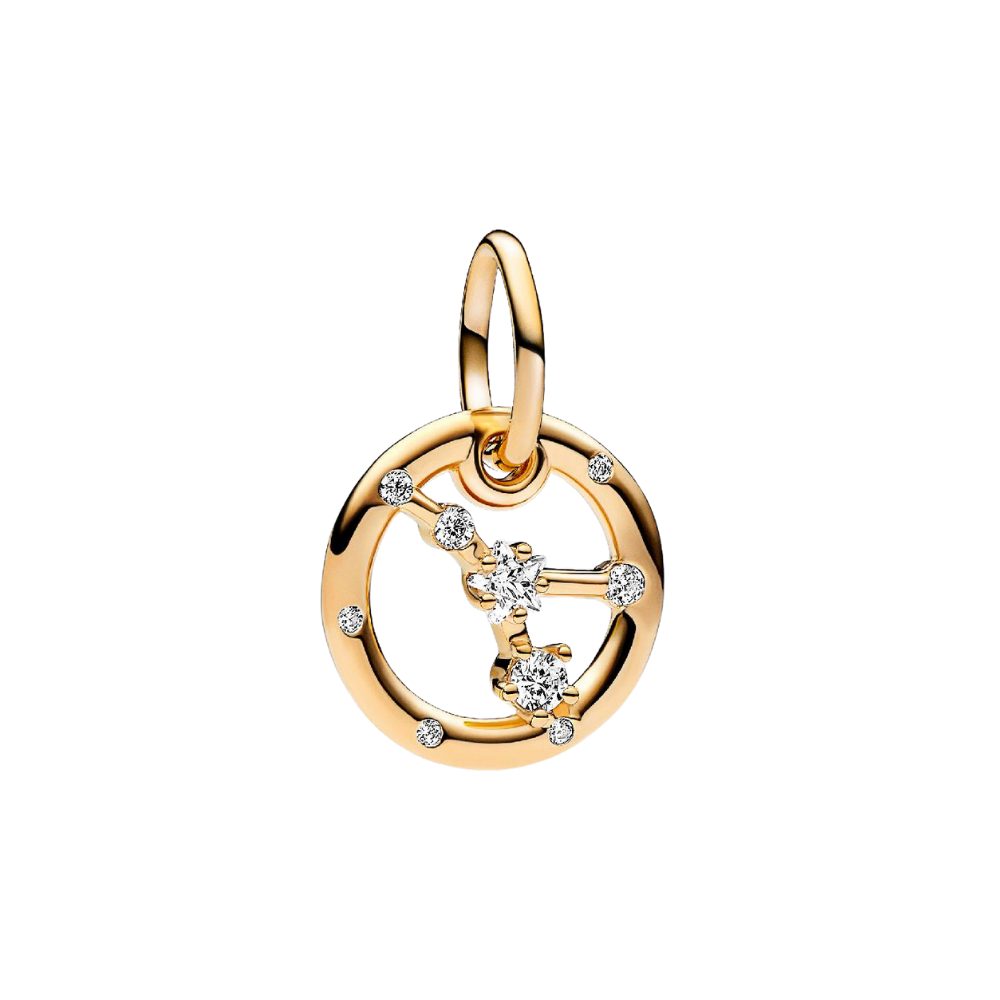 Pandora Charm Sternzeichen SHINE-762708C01, Sternzeichen, Krebs, Zirkonia, Vergoldet