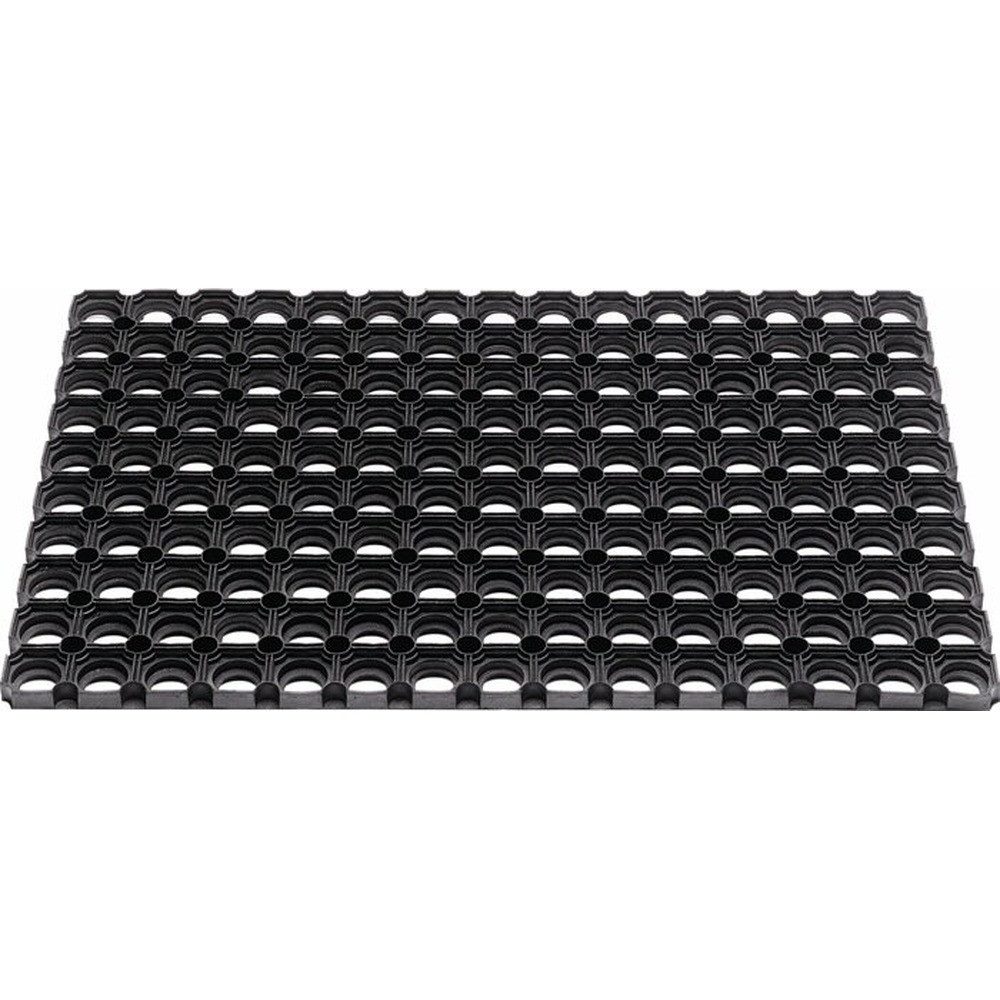 HAMAT Fußmatte Fußmatte offene Ringe schwarz