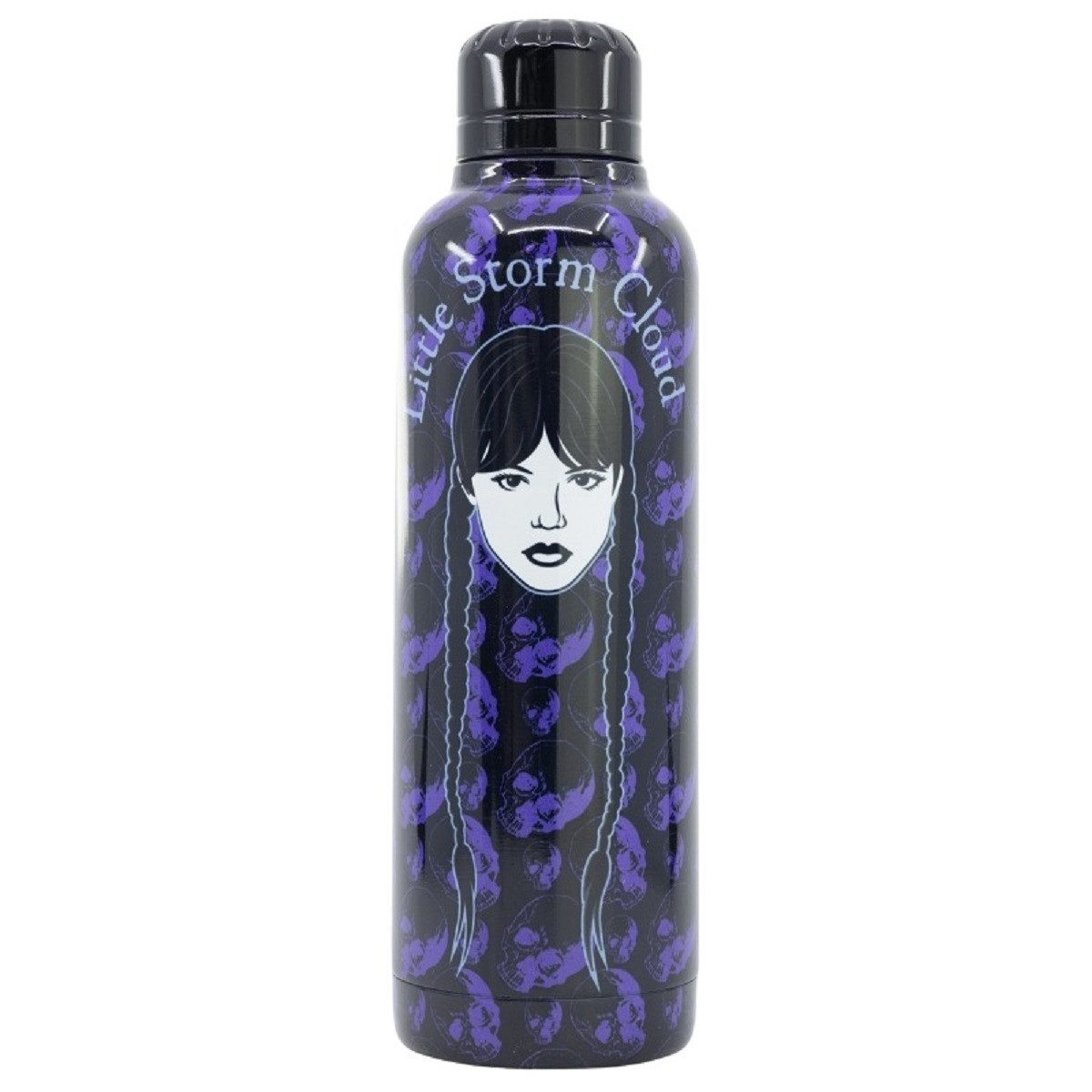 Wednesday Trinkflasche Isolierte Edelstahl Thermotrinkflasche 515 ml, Edelstahl
