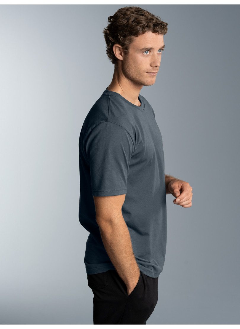 Trigema T-Shirt TRIGEMA T-Shirt aus 100% Baumwolle (1-tlg)