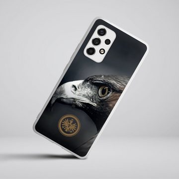 DeinDesign Handyhülle Eintracht Frankfurt Offizielles Lizenzprodukt Adler, Samsung Galaxy A53 5G Silikon Hülle Bumper Case Handy Schutzhülle