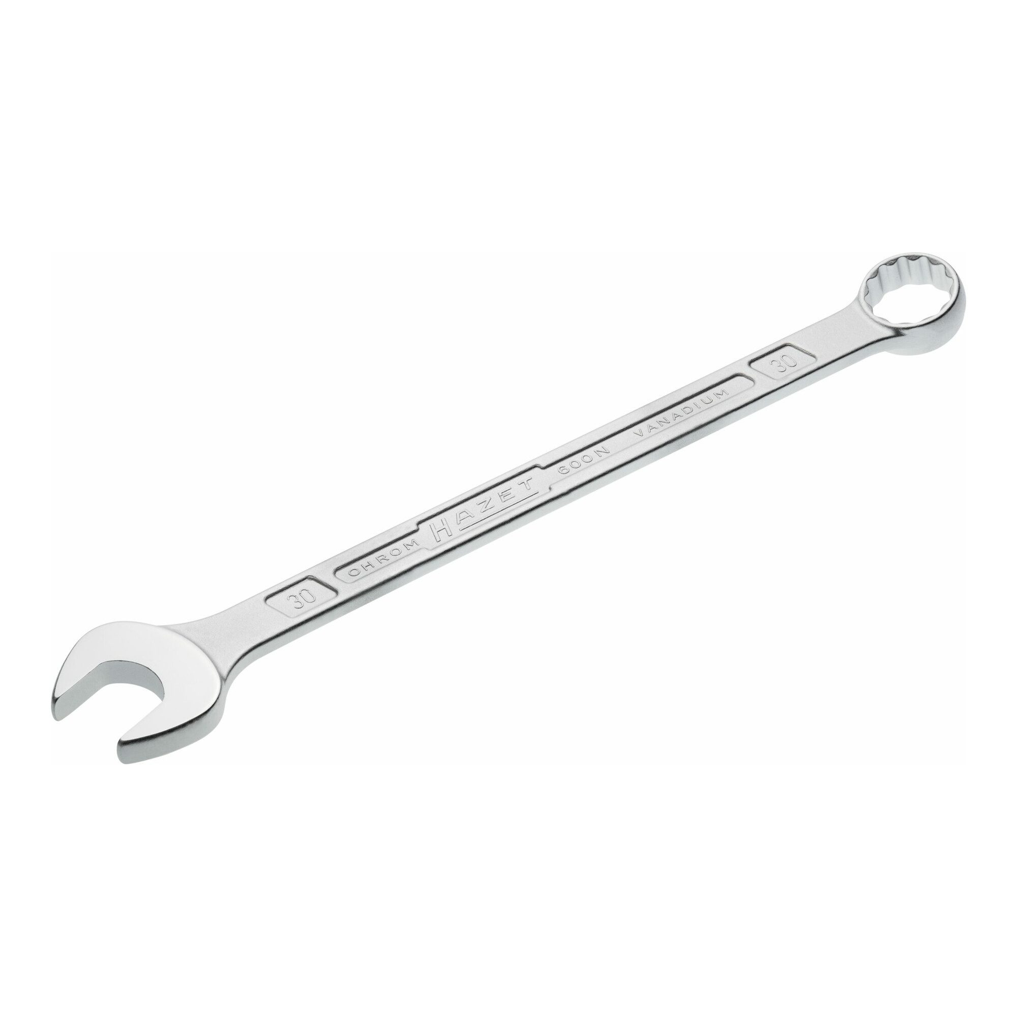 HAZET Ratschenringschlüssel HAZET Ring-Maulschlüssel 600N-30 30 mm