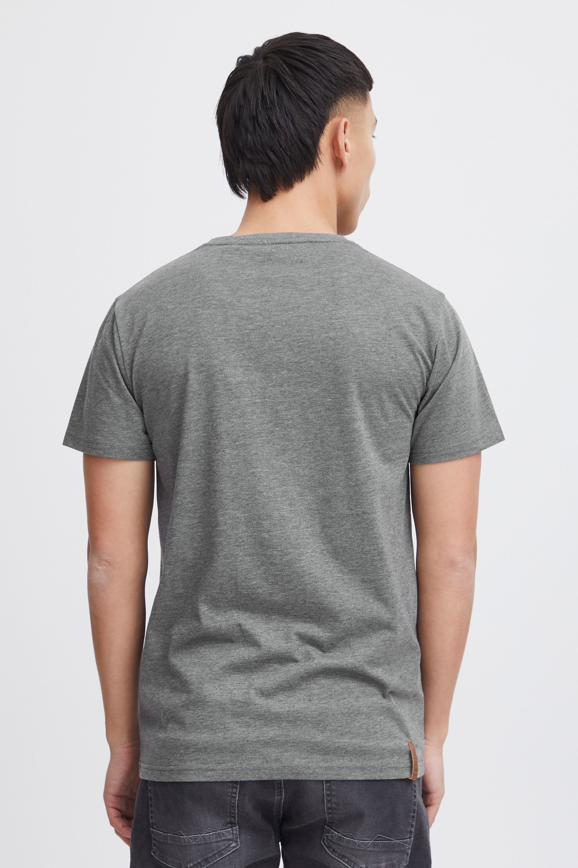 !Solid Rundhalsshirt SDVolker Kurzarmshirt mit Knopfleiste