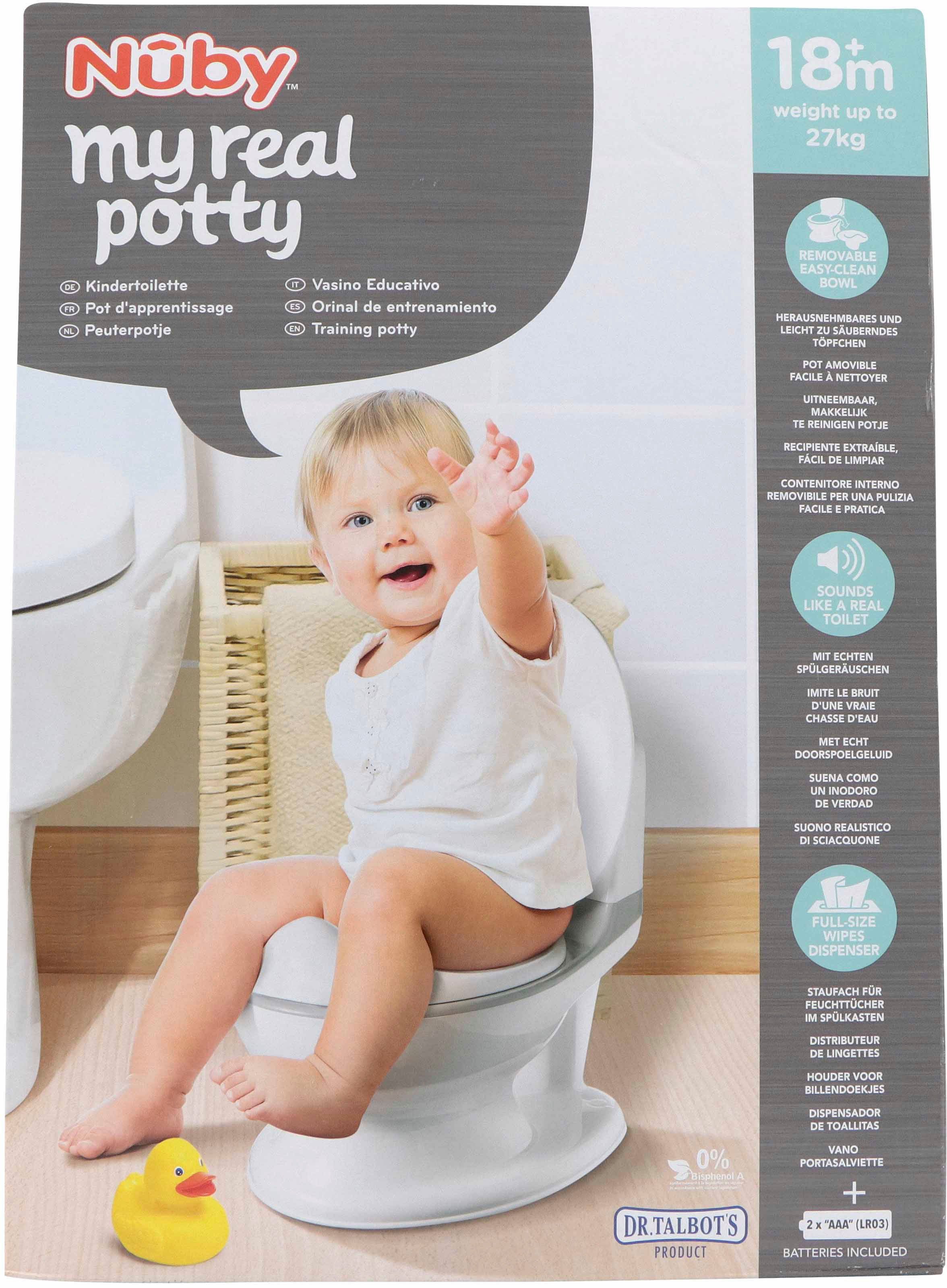 Nuby Toilettentrainer, mit Sound