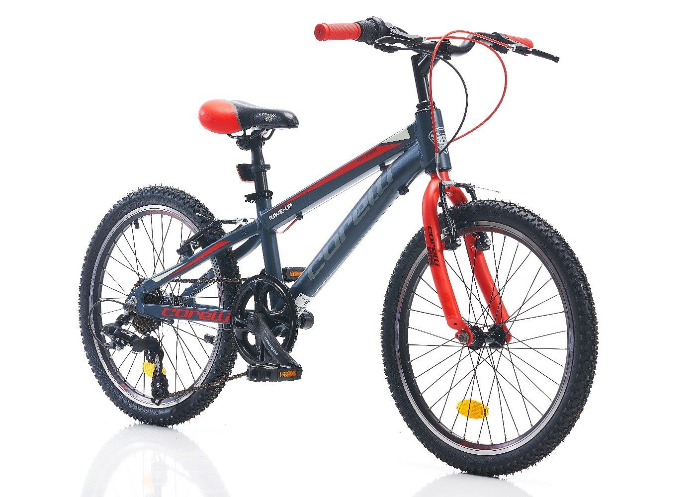 Toys Store Jugendfahrrad 20 Zoll Alu Fahrrad Hardtail 7 Gang 20" Kinderfahrrad Mountainbike MTB, 7 Gang, Microshift Drehgriff