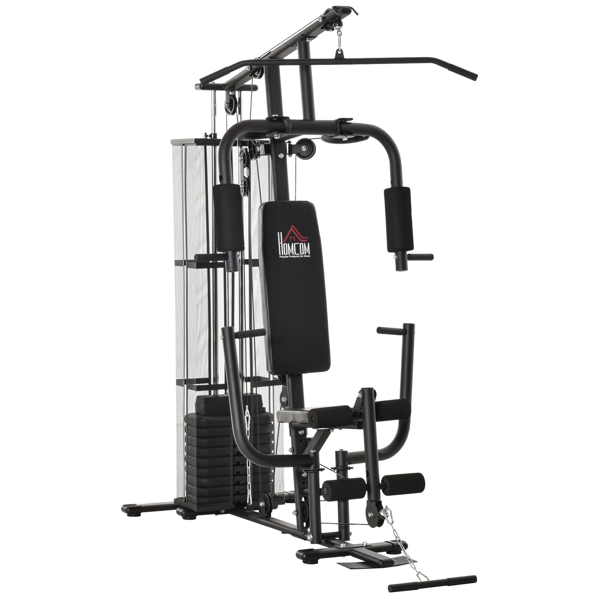 HOMCOM Kraftstation Kraftstation für das Home Gym schwarz