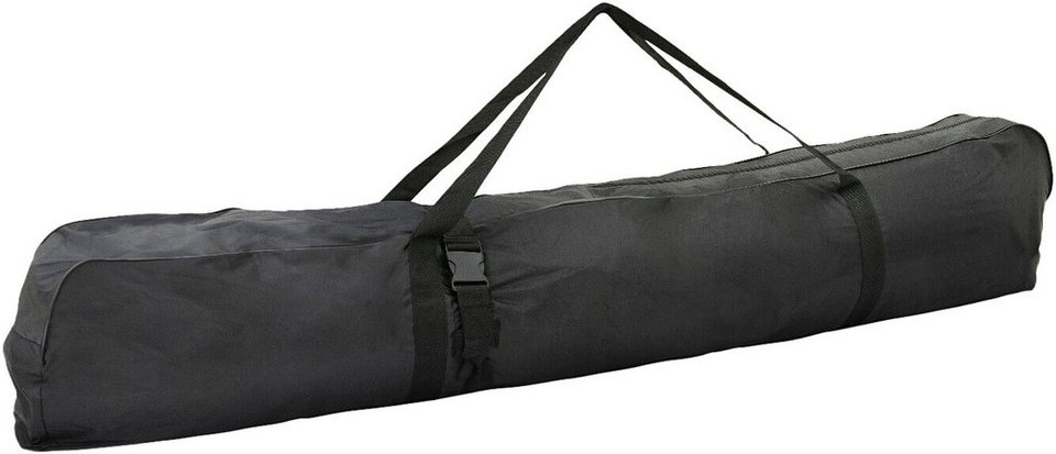 Petex Skitasche Skisack, Aufbewahrungsstasche, ca. 200x20x40 cm, 160L  Volumen, passend bis zu 4 Paar Ski, schwarz