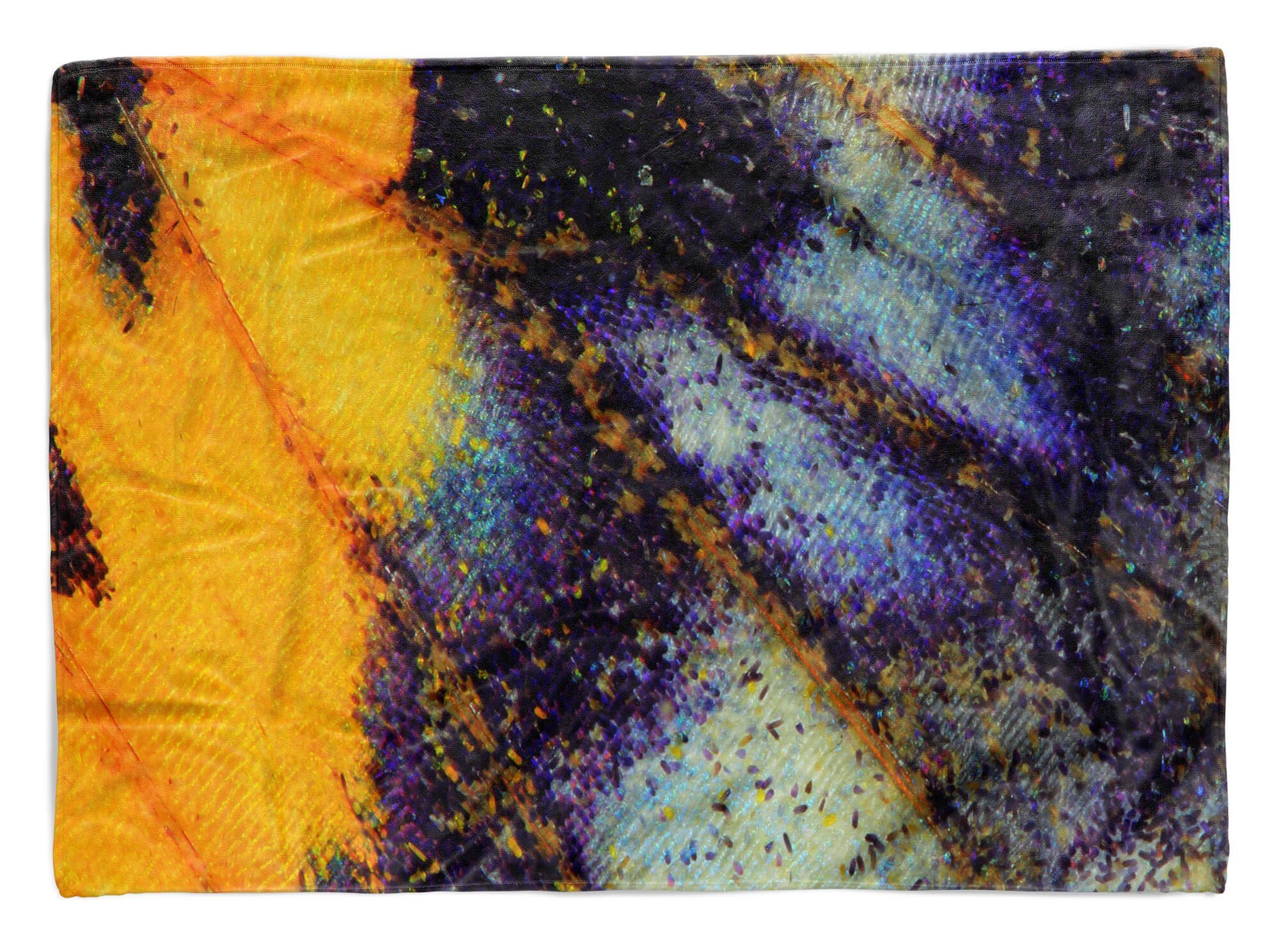 Sinus Art Handtücher Handtuch Strandhandtuch Saunatuch Kuscheldecke mit Fotomotiv Farben Muster Kunstvoll, Baumwolle-Polyester-Mix (1-St), Handtuch