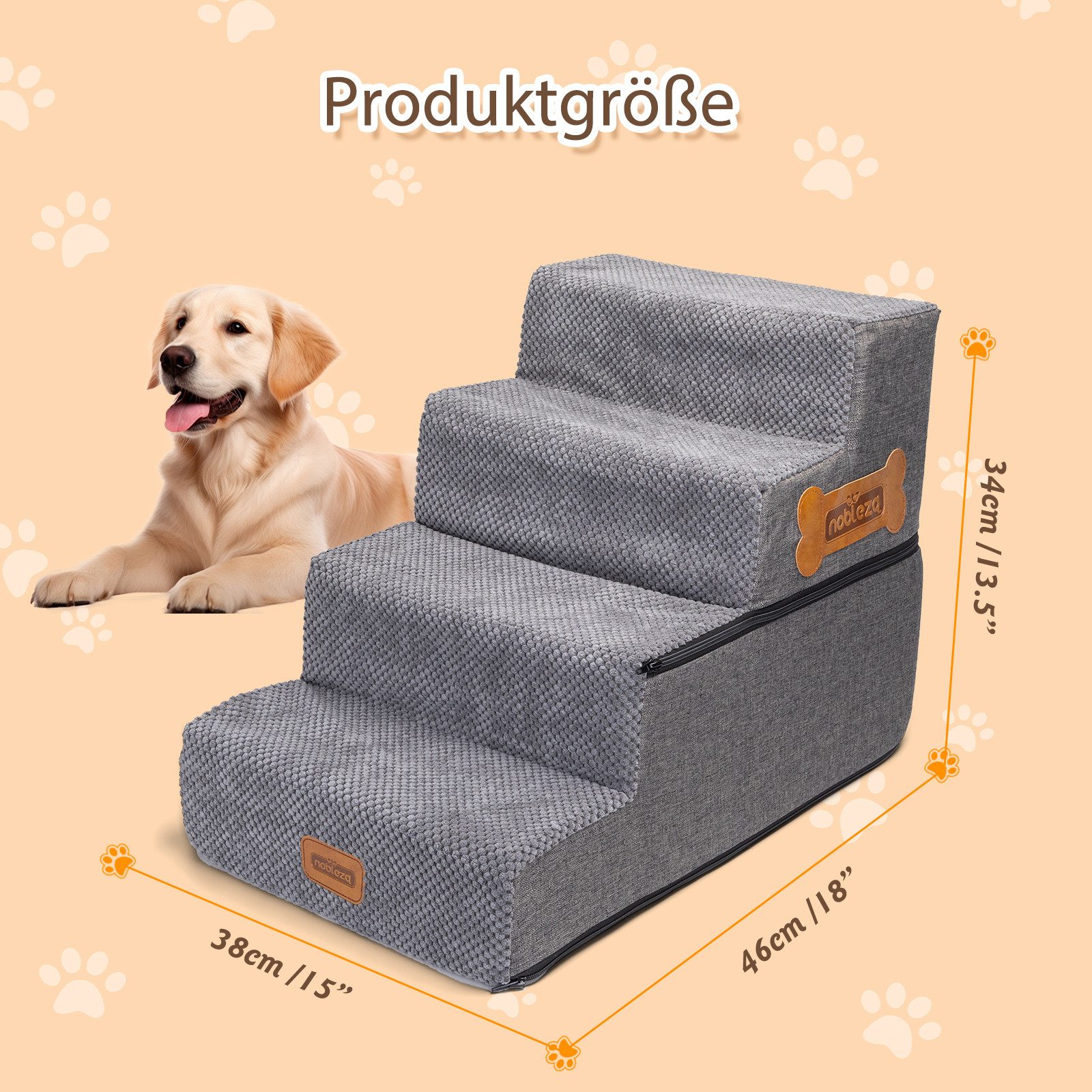 nobleza Hundematte Hundetreppe für Kleine Hunde günstig online kaufen