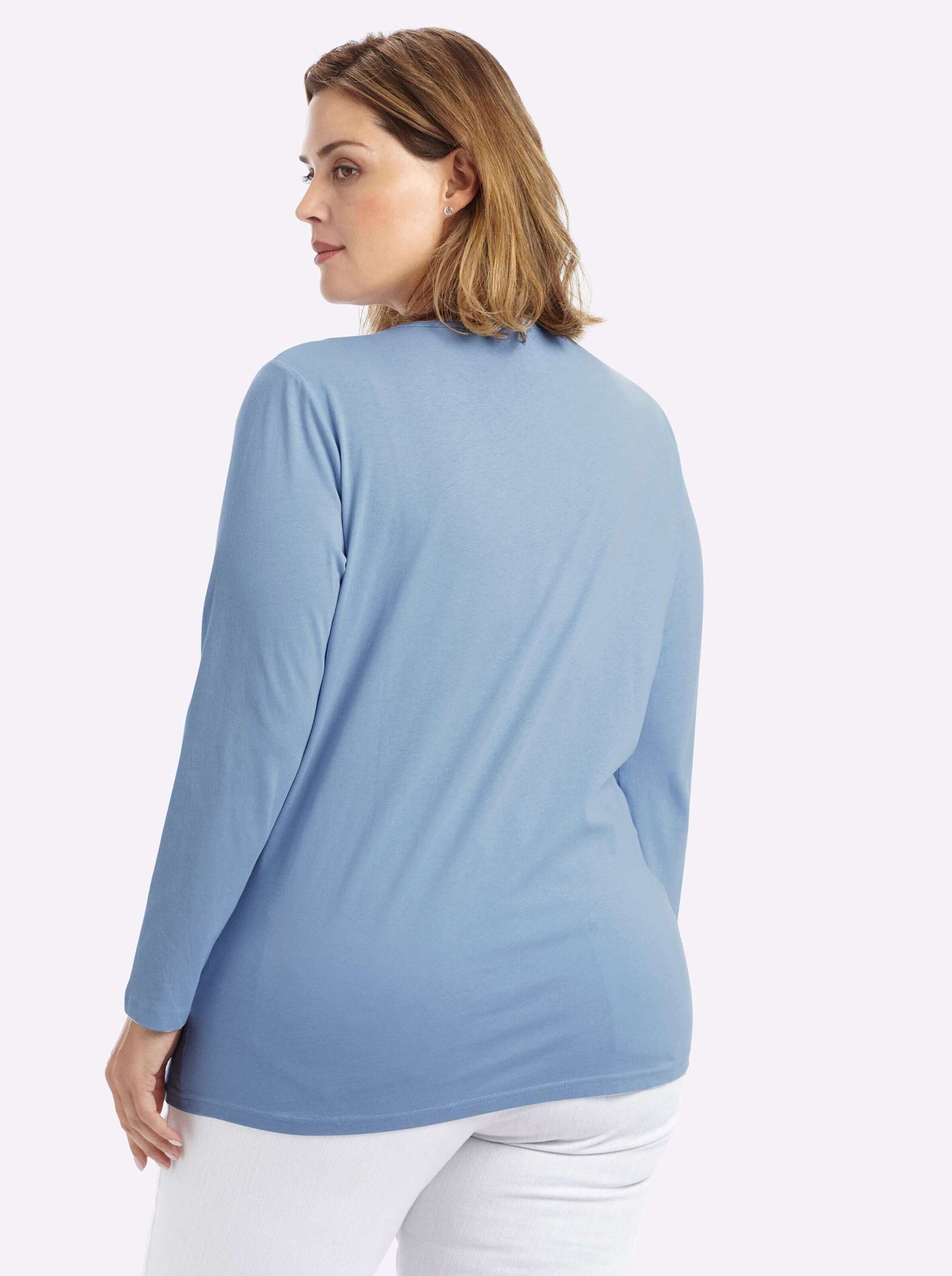 Sieh an! T-Shirt Shirt Langarm