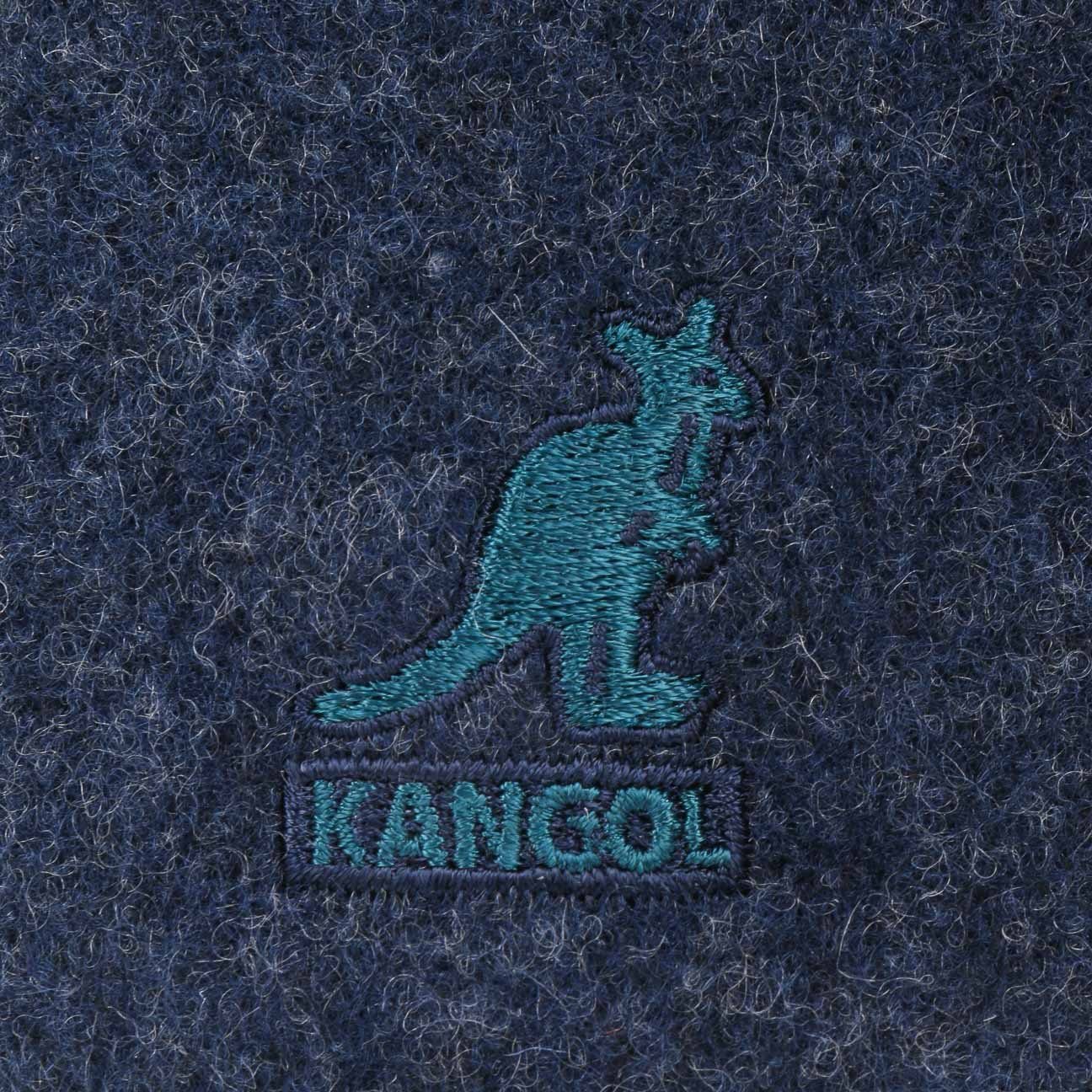 Flat (1-St) Kangol mit Schirmmütze Schirm dunkelblau Cap