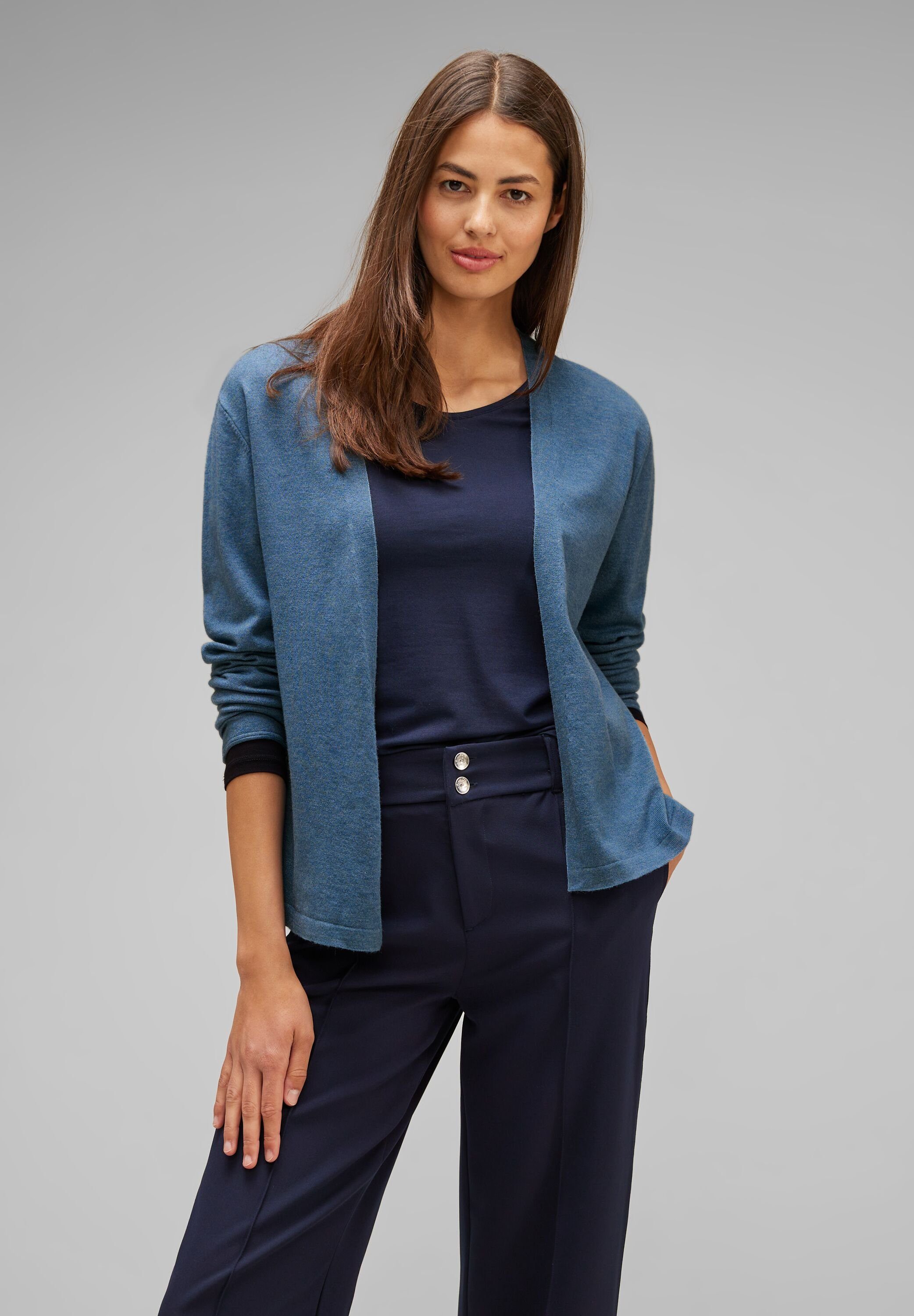 STREET ONE Strickjacke aus Feinstrick