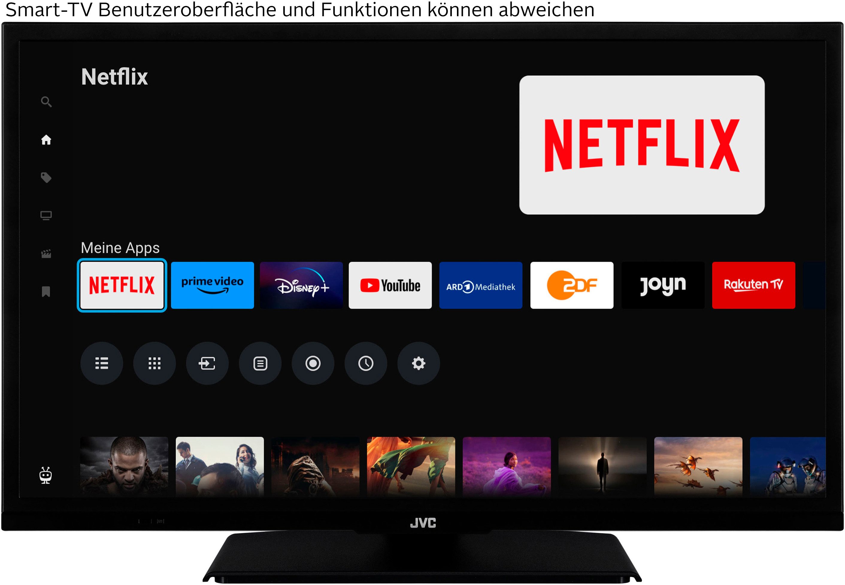 JVC LT-24VH5455 LED-Fernseher (60 cm/24 Zoll, schwarz ! RABATT: 13.7%