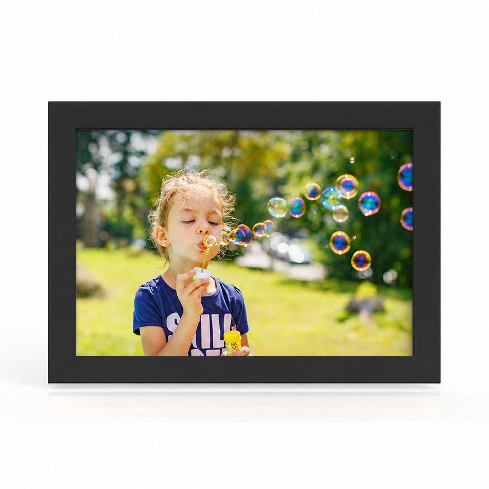 Wozinsky Digitalrahmen Fotorahmen Erinnerungsrahmen Digitaler Bilderrahmen (25.7 cm/10.1 ", 1280 x 800 Pixel, 32 GB, WLAN, Frameo-App, IPS-Touchscreen, 32 GB, microSD)