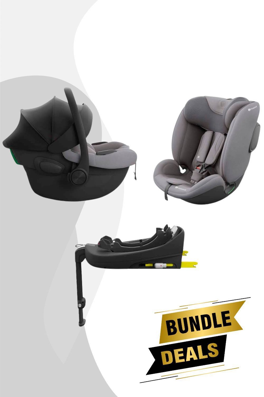 Kinderkraft Babyschale Endura Safe Modular System (Babyschale, Kindersitz und Isofix Base)