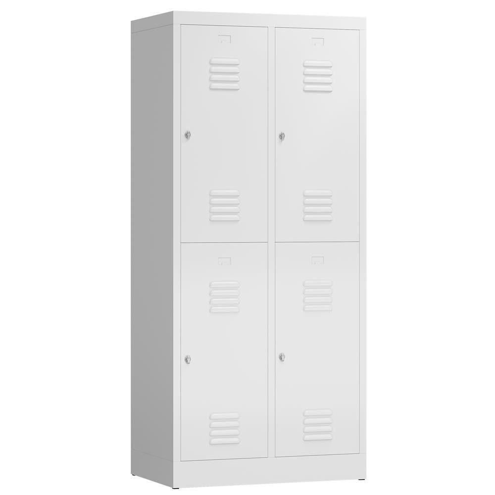 Steelboxx Spind ClassiX Garderobenschrank, 2 Abteile günstig online kaufen