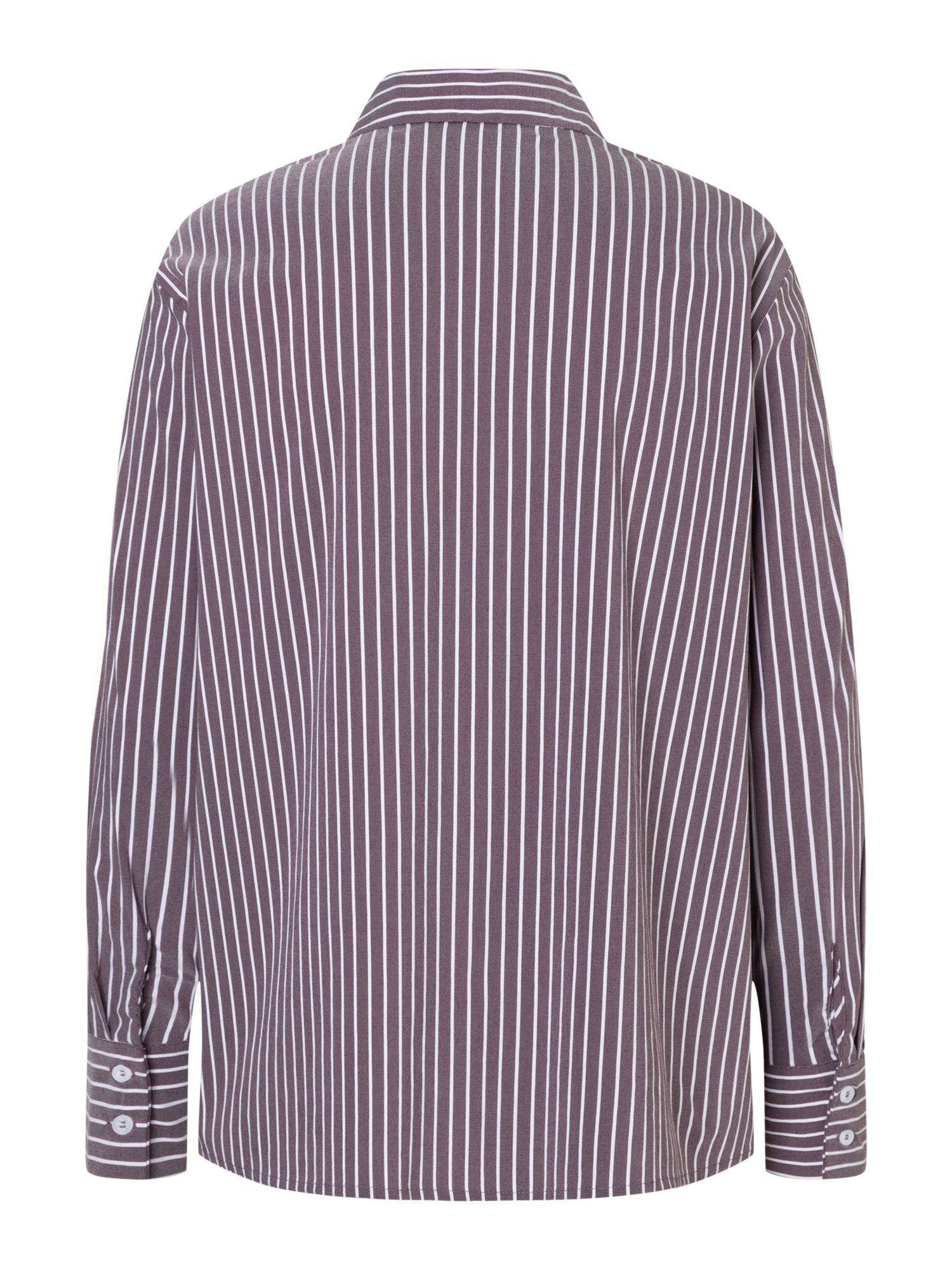 MORE&MORE Langarmbluse lange Hemdbluse, Baumwollmix