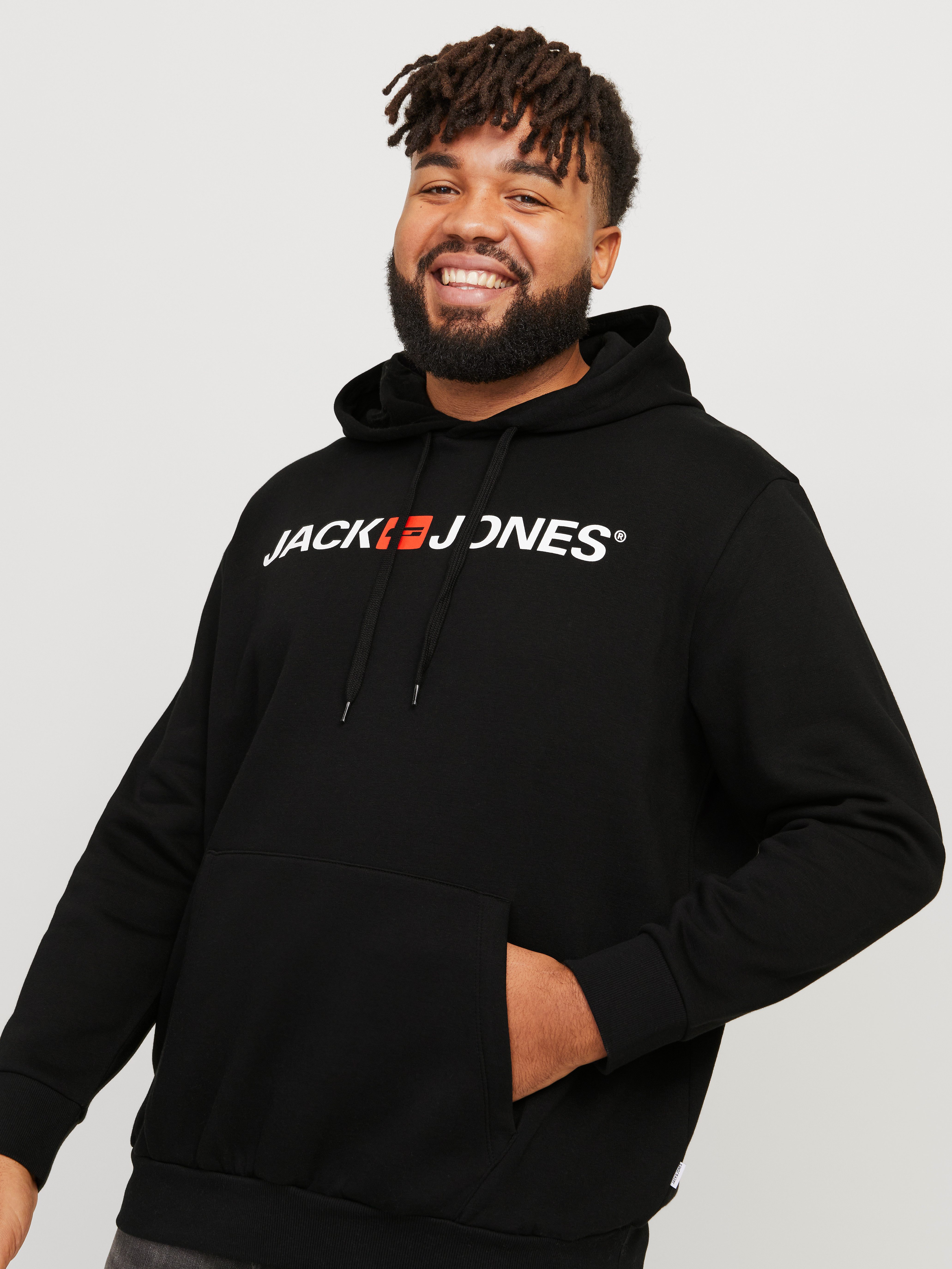 Jack & Jones PlusSize Kapuzensweatshirt JJECORP OLD LOGO SWEAT HOOD NOOS PL günstig online kaufen