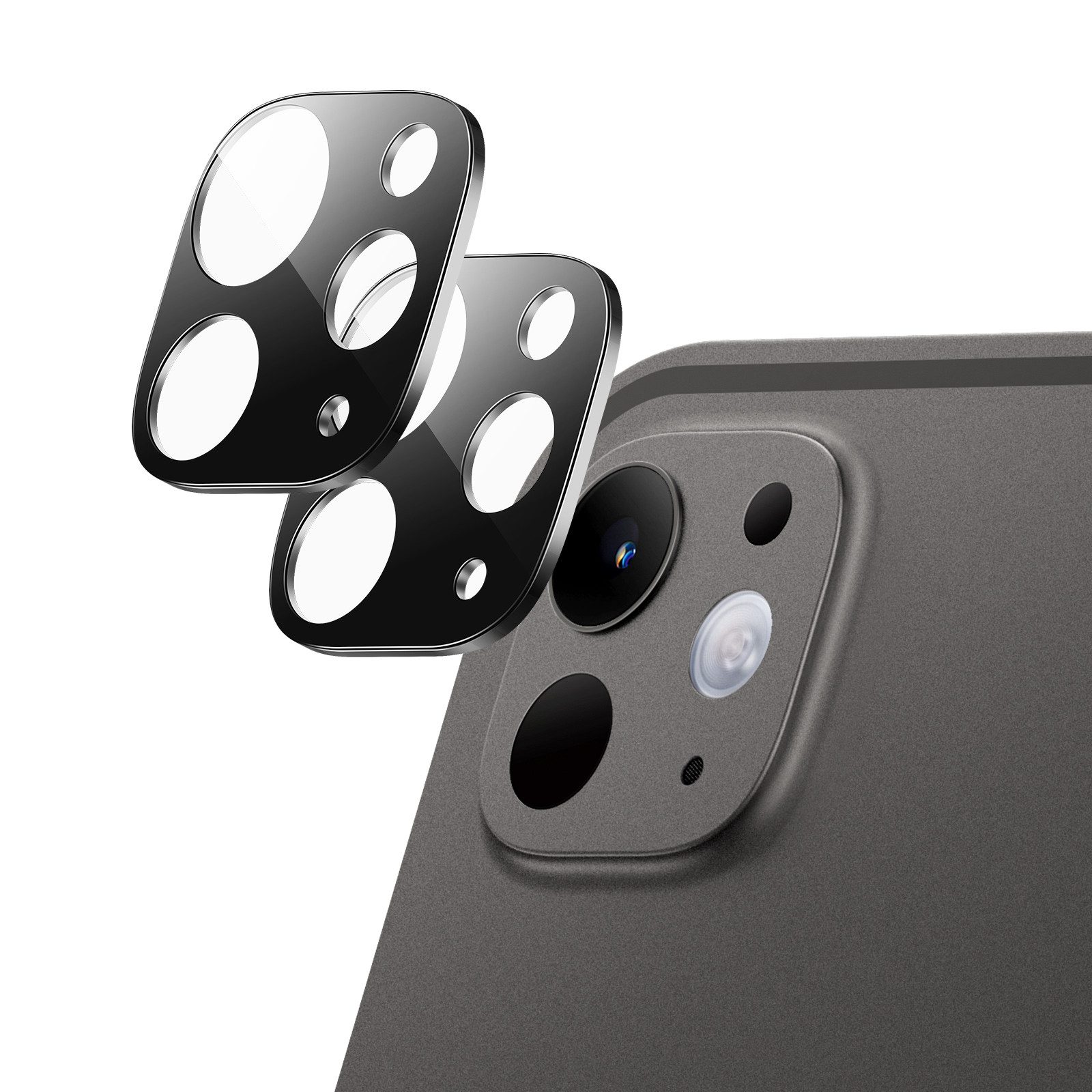 ESR Kameraschutzglas Kameralinsen Schutzglas für Apple iPad Pro 11" (M4 2024, 4. Generation 2022, 3. Generation 2021, 2. Generation 2020), iPad Pro 13" (M4 2024), iPad Pro 12,9" (6. Generation 2022, 5. Generation 2021, 4. Generation 2020), kratzfest, perfekte Passform