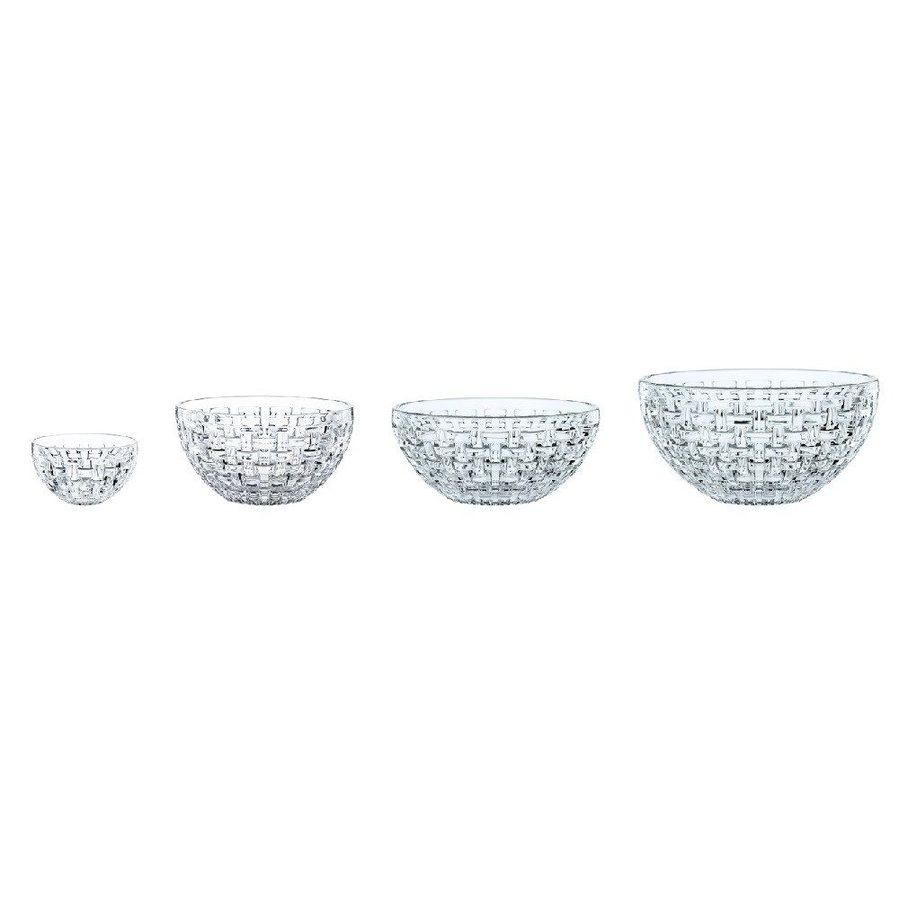 Nachtmann Müslischale Nachtmann Bossa Nova Dip Schale rund 9,8 cm 4er Set, Kristallglas, (Set) – Bild 4 von 5