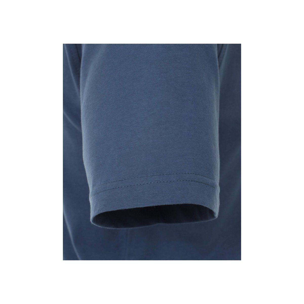 schwarz T-Shirt (125) regular (1-tlg) Blau CASAMODA
