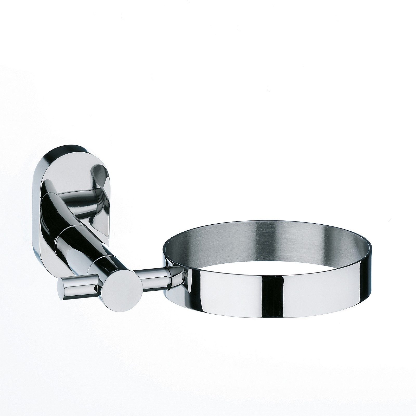 kela Haartrocknerhalter Lucido, (hochglänzende Oberfläche, inkl. Montagematerial (Bohren oder Kleben)