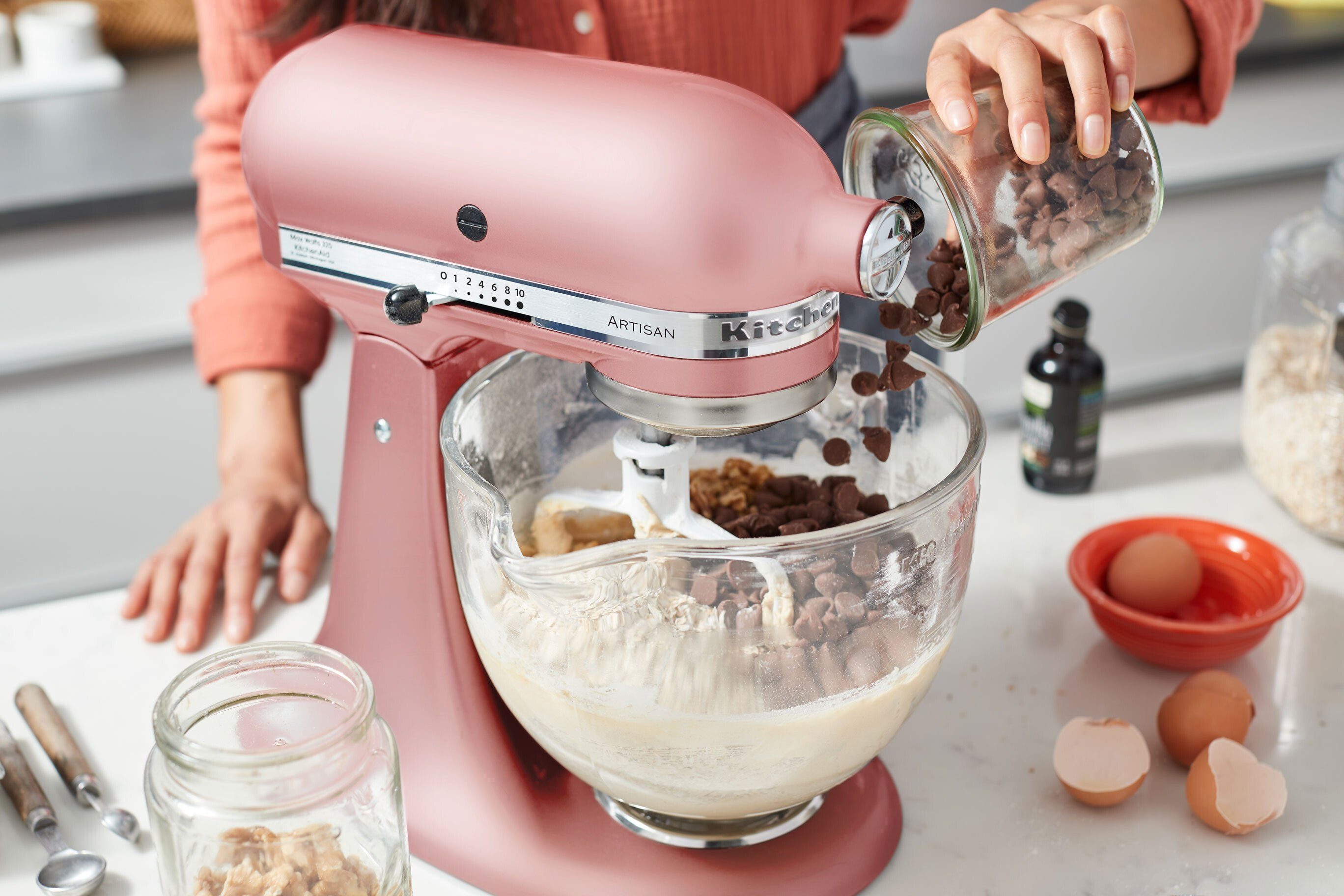 KitchenAid Küchenmaschine KitchenAid 4,8 L 5KSM175 Artisan Glasset mit Glasschüssel