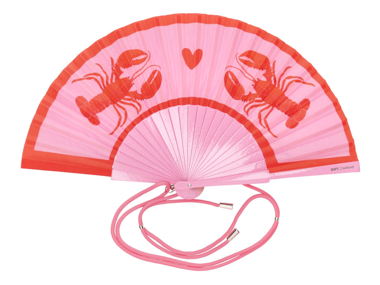Giftcompany Dekoobjekt Fififan Fächer Hummer pink/rot 23cm